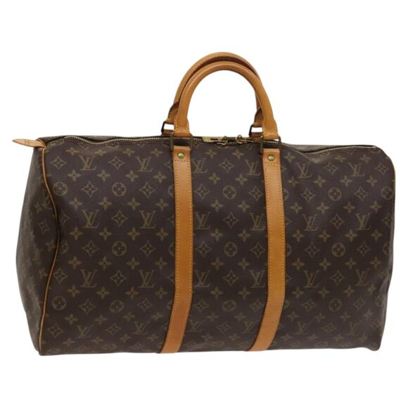 LOUIS VUITTON Monogram Keepall 50 Boston Bag M41426 LV Auth yk18057 - Picture 1 of 16